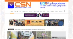 Desktop Screenshot of cyclesportnews.com
